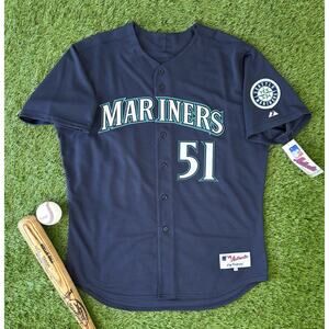 Ichiro Suzuki Seattle Mariners Authentic 2005-06 MLB Baseball Jersey Majestic 50